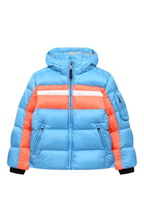 Детского пуховая куртка BOGNER голубого цвета по цене 59950 руб., арт. 35204614 | Фото 1 Детского пуховая куртка BOGNER голубого цвета, арт. 35204614 | Фото 1 (Материал утеплителя: Пух и перо; Материал внешний: Синтетический материал; Материал подклада: Синтетический материал; Рукава: Длинные)