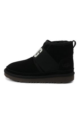 Детские ботинки neumel ii graphic UGG черного цвета, арт. 1110703K_BLK | Фото 2 (Материал утеплителя: Шерсть, Натуральный мех; Материал внешний: Замша)