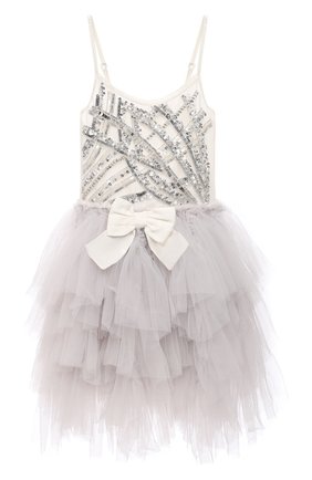 Детское хлопковое платье TUTU DU MONDE белого цвета по цене 16500 руб., арт. TDM6390/4-11 | Фото 1 Детское хлопковое платье TUTU DU MONDE белого цвета, арт. TDM6390/4-11 | Фото 1 (Рукава: Короткие; Материал внешний: Хлопок; Материал подклада: Хлопок)