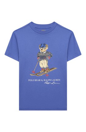 Детская хлопковая футболка POLO RALPH LAUREN голубого цвета по цене 3805 руб., арт. 322853790 | Фото 1 Детская хлопковая футболка POLO RALPH LAUREN голубого цвета, арт. 322853790 | Фото 1 (Материал внешний: Хлопок; Рукава: Короткие; Ростовка одежда: 5 лет | 110 см, 6 лет | 116 см, 7 лет | 122 см)