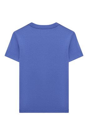 Детская хлопковая футболка POLO RALPH LAUREN голубого цвета по цене 3805 руб., арт. 322853790 | Фото 2 Детская хлопковая футболка POLO RALPH LAUREN голубого цвета, арт. 322853790 | Фото 2 (Материал внешний: Хлопок; Рукава: Короткие; Ростовка одежда: 5 лет | 110 см, 6 лет | 116 см, 7 лет | 122 см)