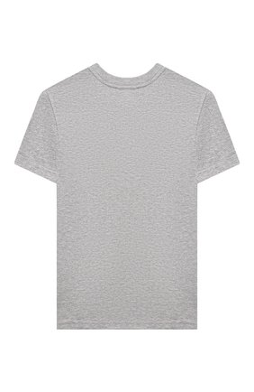 Детская хлопковая футболка POLO RALPH LAUREN серого цвета по цене 3805 руб., арт. 322853790 | Фото 2 Детская хлопковая футболка POLO RALPH LAUREN серого цвета, арт. 322853790 | Фото 2 (Материал внешний: Хлопок; Рукава: Короткие)