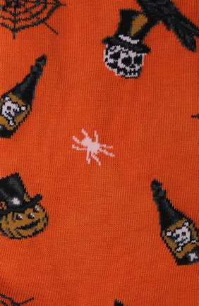 Мужские носки STORY LORIS оранжевого цвета, арт. 209 | Фото 2 (Материал внешний: Синтетический материал, Хлопок; Кросс-КТ: бельё)