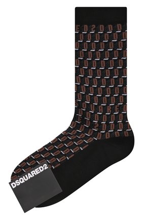 Мужские носки DSQUARED2 темно-синего цвета по цене 6800 руб., арт. DFV022360 | Фото 1 Мужские носки DSQUARED2 темно-синего цвета, арт. DFV022360 | Фото 1 (Материал внешний: Хлопок, Синтетический материал; Кросс-КТ: бельё)