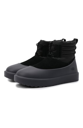 Мужские комбинированные сапоги UGG черного цвета по цене 21500 руб., арт. 1120849_BLK | Фото 1 Мужские комбинированные сапоги UGG черного цвета, арт. 1120849_BLK | Фото 1 (Подошва: Массивная; Материал внутренний: Текстиль; Мужское Кросс-КТ: Сапоги-обувь, зимние сапоги; Материал внешний: Кожа)