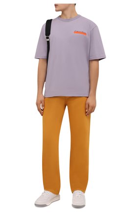 Мужские джинсы HERON PRESTON FOR CALVIN KLEIN желтого цвета по цене 19750 руб., арт. K10K109178 | Фото 2 Мужские джинсы HERON PRESTON FOR CALVIN KLEIN желтого цвета, арт. K10K109178 | Фото 2 (Материал внешний: Хлопок, Синтетический материал, Деним; Длина (брюки, джинсы): Стандартные; Кросс-КТ: Деним; Силуэт М (брюки): Широкие; Стили: Спорт-шик)
