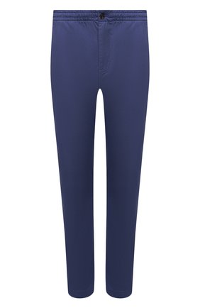 Мужские хлопковые брюки POLO RALPH LAUREN синего цвета, арт. 710740566 | Фото 1 (Материал внешний: Хлопок; Случай: Повседневный; Длина (брюки, джинсы): Стандартные; Стили: Кэжуэл; Силуэт М (брюки): Чиносы)