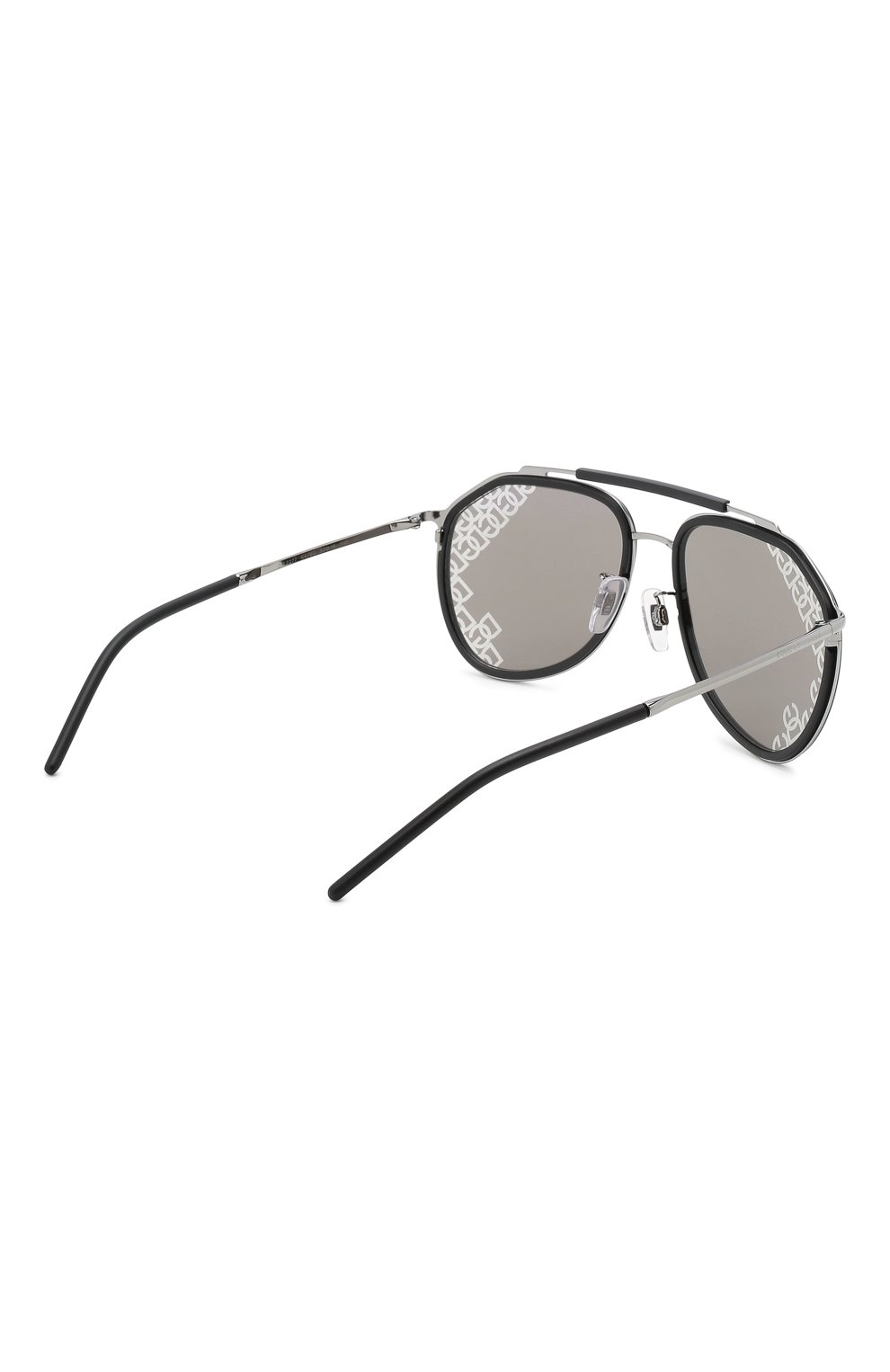 Женские солнцезащитные очки DOLCE & GABBANA серебряного цвета, арт. 2277-04/6G | Фото 5 (Тип очков: С/з; Очки форма: Авиаторы; Оптика Гендер: оптика-унисекс)