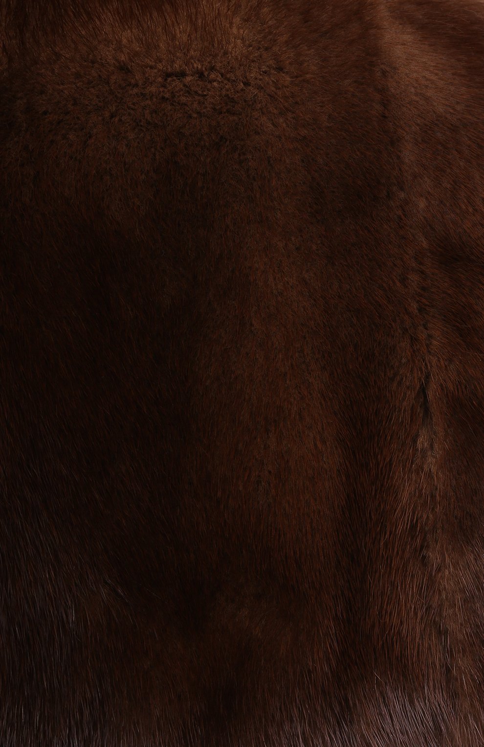 Женская шапка из меха норки FURLAND коричневого цвета, арт. 0022300110089300000 | Фото 4 (Материал: Натуральный мех)