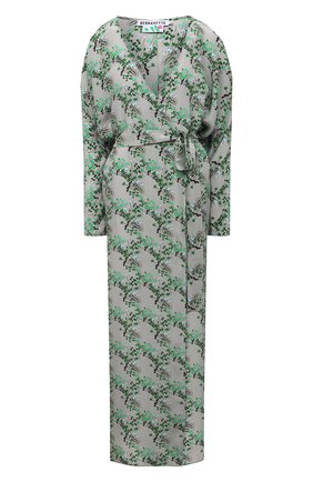 Женское шелковое платье BERNADETTE зеленого цвета по цене 94200 руб., арт. PS22-RTW-DRESS-STE-SCDC-2 | Фото 1 Женское шелковое платье BERNADETTE зеленого цвета, арт. PS22-RTW-DRESS-STE-SCDC-2 | Фото 1 (Материал внешний: Шелк; Рукава: Длинные; Длина Ж (юбки, платья, шорты): Макси; Женское Кросс-КТ: Платье-одежда; Случай: Повседневный; Стили: Романтичный)
