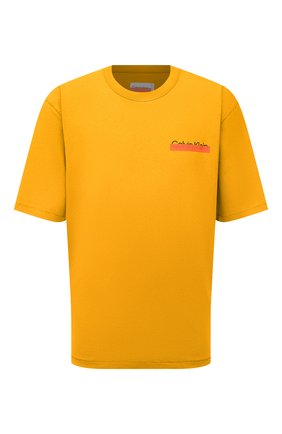 Мужская хлопковая футболка HERON PRESTON FOR CALVIN KLEIN оранжевого цвета по цене 10450 руб., арт. K10K109204 | Фото 1 Мужская хлопковая футболка HERON PRESTON FOR CALVIN KLEIN оранжевого цвета, арт. K10K109204 | Фото 1 (Материал внешний: Хлопок; Длина (для топов): Стандартные; Рукава: Короткие; Принт: С принтом; Стили: Кэжуэл)