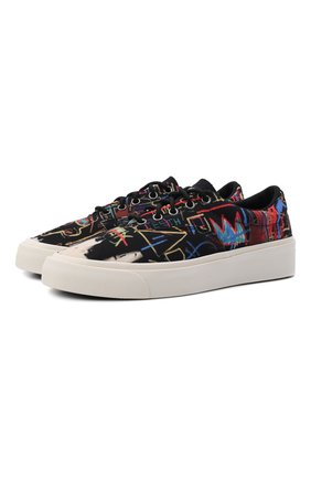 Текстильные кеды Converse x Basquiat Skid Grip | Фото №1 Текстильные кеды Converse x Basquiat Skid Grip | Фото №1