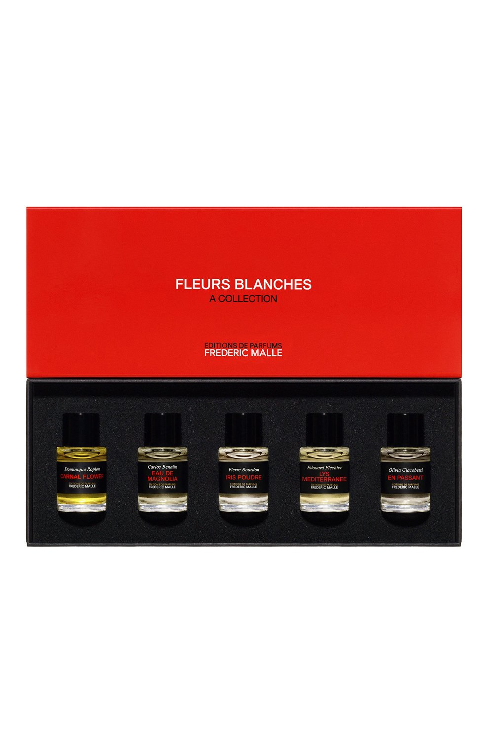 Парфюмерный набор fleur blanches - a collection (5х7ml) FREDERIC MALLE бесцветного цвета, арт. 3700135017634 | Фото 1