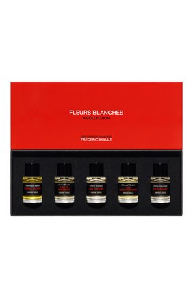 Парфюмерный набор fleur blanches - a collection (5х7ml) FREDERIC MALLE бесцветного цвета по цене 13000 руб., арт. 3700135017634 | Фото 1 Парфюмерный набор fleur blanches - a collection (5х7ml) FREDERIC MALLE бесцветного цвета, арт. 3700135017634 | Фото 1