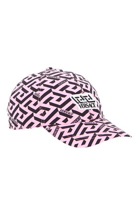 Мужской хлопковая бейсболка VERSACE розового цвета по цене 33600 руб., арт. 1001590/1A03008 | Фото 1 Мужской хлопковая бейсболка VERSACE розового цвета, арт. 1001590/1A03008 | Фото 1 (Материал: Текстиль, Хлопок)
