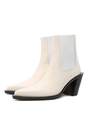 Женские кожаные ботильоны ACNE STUDIOS кремвого цвета по цене 56550 руб., арт. AD0438 | Фото 1 Женские кожаные ботильоны ACNE STUDIOS кремвого цвета, арт. AD0438 | Фото 1 (Материал внутренний: Натуральная кожа; Каблук высота: Высокий; Подошва: Плоская; Каблук тип: Устойчивый; Материал внешний: Кожа)