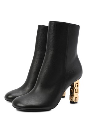 Женские кожаные ботильоны GIVENCHY черного цвета по цене 78200 руб., арт. BE6034E160 | Фото 1 Женские кожаные ботильоны GIVENCHY черного цвета, арт. BE6034E160 | Фото 1 (Материал внутренний: Натуральная кожа; Каблук высота: Высокий; Подошва: Плоская; Каблук тип: Устойчивый; Материал внешний: Кожа)