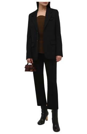 Женские кожаные ботильоны GIVENCHY черного цвета по цене 78200 руб., арт. BE6034E160 | Фото 2 Женские кожаные ботильоны GIVENCHY черного цвета, арт. BE6034E160 | Фото 2 (Материал внутренний: Натуральная кожа; Каблук высота: Высокий; Подошва: Плоская; Каблук тип: Устойчивый; Материал внешний: Кожа)