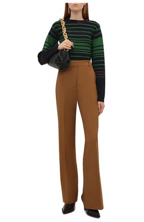 Женский шерстяной пуловер SONIA RYKIEL зеленого цвета по цене 53850 руб., арт. 121HP042-AA | Фото 2 Женский шерстяной пуловер SONIA RYKIEL зеленого цвета, арт. 121HP042-AA | Фото 2 (Рукава: Длинные; Материал внешний: Шерсть; Длина (для топов): Стандартные; Женское Кросс-КТ: Пуловер-одежда; Стили: Кэжуэл)