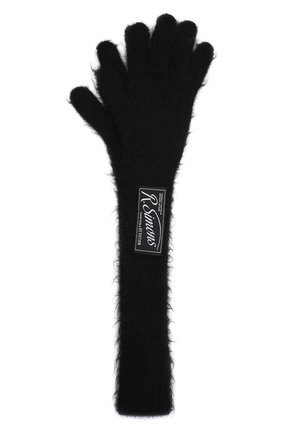 Женские перчатки RAF SIMONS черного цвета, арт. 212-849-50001 | Фото 1 (Материал: Шерсть, Текстиль; Длина (верхняя одежда): Длинные)