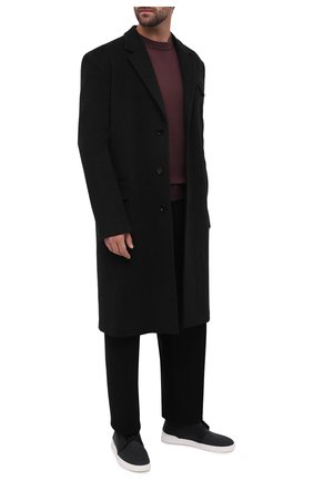 Мужские комбинированные кеды triple stitch ZEGNA COUTURE темно-серого цвета по цене 84050 руб., арт. A5221X-LHG0M | Фото 2 Мужские комбинированные кеды triple stitch ZEGNA COUTURE темно-серого цвета, арт. A5221X-LHG0M | Фото 2 (Материал внутренний: Натуральная кожа; Подошва: Плоская; Материал внешний: Кожа; Материал утеплителя: Без утеплителя; Региональные ограничения белый список (Axapta Mercury): RU; Стили: Классический)