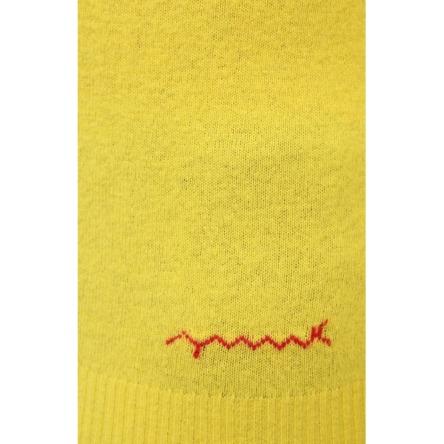 Джемпер из шерсти и кашемира Daniele Fiesoli WS 3202, цвет жёлтый, размер 54 - фото 5