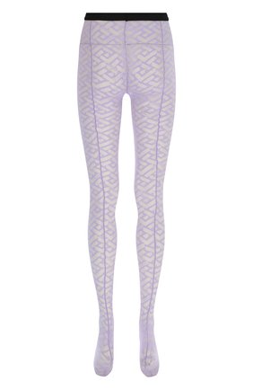 Женские капроновые колготки VERSACE фиолетового цвета по цене 24750 руб., арт. 1001545/1A01647 | Фото 2 Женские капроновые колготки VERSACE фиолетового цвета, арт. 1001545/1A01647 | Фото 2 (Материал внешний: Синтетический материал)