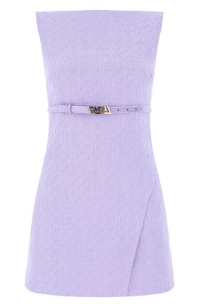 Женское платье VERSACE фиолетового цвета по цене 161000 руб., арт. 1003975/1A02914 | Фото 1 Женское платье VERSACE фиолетового цвета, арт. 1003975/1A02914 | Фото 1 (Женское Кросс-КТ: Платье-одежда; Длина Ж (юбки, платья, шорты): Мини; Стили: Романтичный; Случай: Коктейльный)