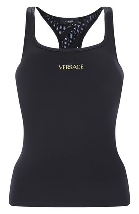 Женский топ VERSACE черного цвета по цене 28900 руб., арт. 1004101/1A02322 | Фото 1 Женский топ VERSACE черного цвета, арт. 1004101/1A02322 | Фото 1 (Женское Кросс-КТ: Топ-спорт; Длина (для топов): Стандартные; Стили: Спорт-шик)