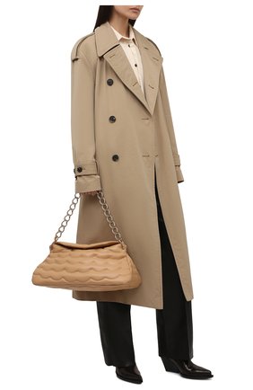 Женская сумка juana CHLOÉ бежевого цвета, арт. CHC21WS275F55 | Фото 3 (Сумки-технические: Сумки top-handle; Материал: Натуральная кожа; Размер: large)