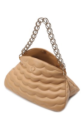 Женская сумка juana CHLOÉ бежевого цвета, арт. CHC21WS275F55 | Фото 5 (Сумки-технические: Сумки top-handle; Материал: Натуральная кожа; Размер: large)