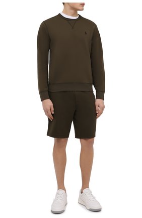 Мужской свитшот POLO RALPH LAUREN хаки цвета по цене 17500 руб., арт. 710675313 | Фото 2 Мужской свитшот POLO RALPH LAUREN хаки цвета, арт. 710675313 | Фото 2 (Длина (для топов): Стандартные; Рукава: Длинные; Материал внешний: Хлопок, Синтетический материал; Стили: Милитари; Мужское Кросс-КТ: свитшот-одежда; Принт: Без принта)