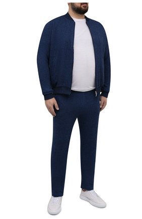 Мужские кашемировые брюки ZILLI SPORT темно-синего цвета по цене 121500 руб., арт. MBW-J0M02-WS000/0001_2 | Фото 2 Мужские кашемировые брюки ZILLI SPORT темно-синего цвета, арт. MBW-J0M02-WS000/0001_2 | Фото 2 (Материал подклада: Шелк; Материал внешний: Кашемир, Шерсть; Длина (брюки, джинсы): Стандартные; Случай: Повседневный; Стили: Спорт-шик; Кросс-КТ: Спорт)