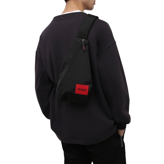 Текстильный рюкзак HUGO 50463645, цвет чёрный, размер NS - фото 2