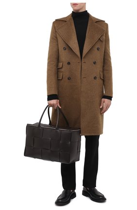 Мужская кожаная дорожная сумка arco BOTTEGA VENETA темно-коричневого цвета по цене 282000 руб., арт. 680135/VB1K1 | Фото 3 Мужская кожаная дорожная сумка arco BOTTEGA VENETA темно-коричневого цвета, арт. 680135/VB1K1 | Фото 3 (Материал: Натуральная кожа; Ремень/цепочка: На ремешке; Размер: large)