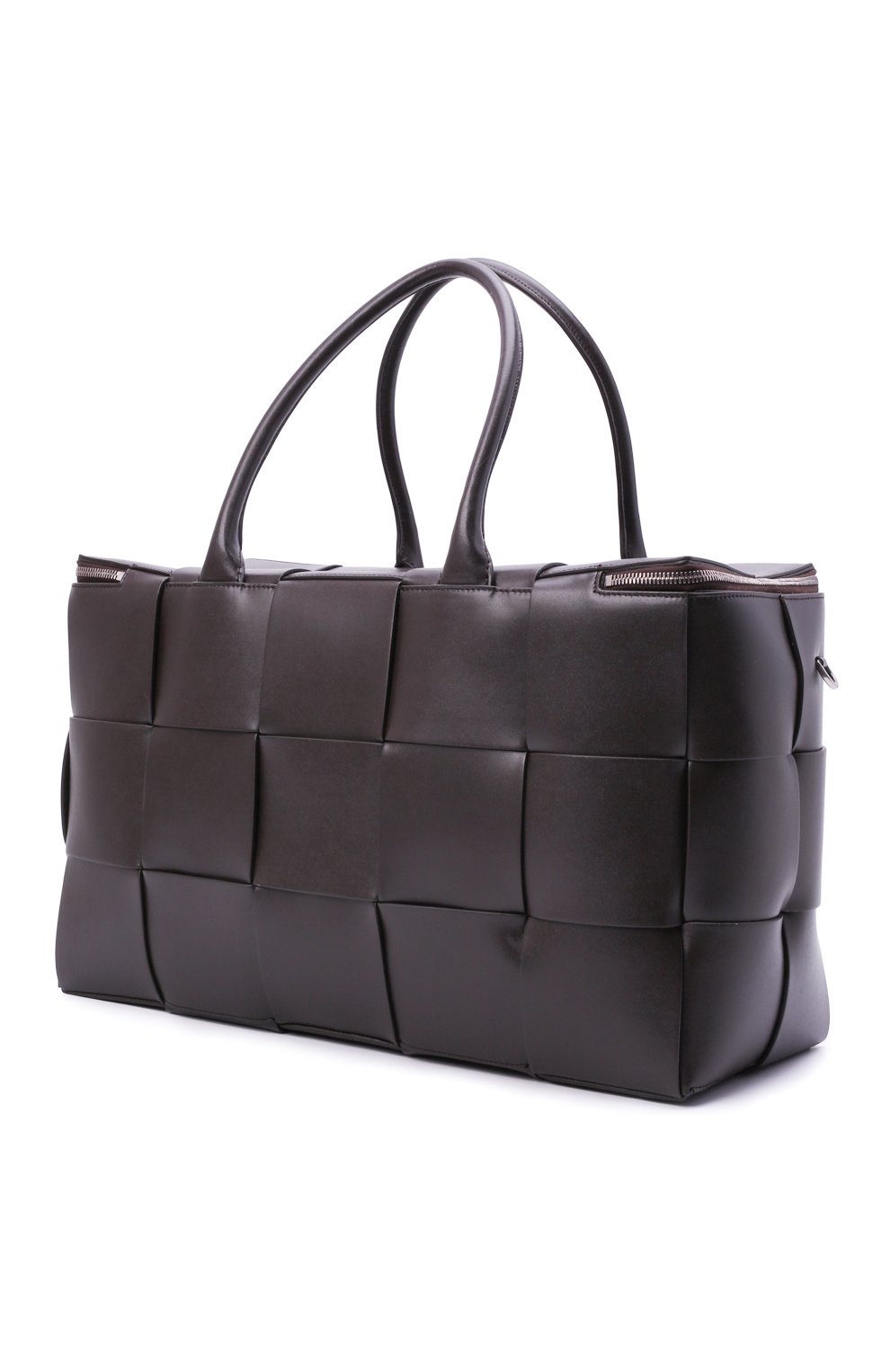 Мужская кожаная дорожная сумка arco BOTTEGA VENETA темно-коричневого цвета по цене 282000 руб., арт. 680135/VB1K1 | Фото 4 Мужская кожаная дорожная сумка arco BOTTEGA VENETA темно-коричневого цвета, арт. 680135/VB1K1 | Фото 4 (Материал: Натуральная кожа; Ремень/цепочка: На ремешке; Размер: large)
