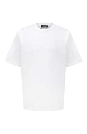 Мужская хлопковая футболка DSQUARED2 белого цвета по цене 11300 руб., арт. D9M3Z3790 | Фото 1 Мужская хлопковая футболка DSQUARED2 белого цвета, арт. D9M3Z3790 | Фото 1 (Рукава: Короткие; Материал внешний: Хлопок; Длина (для топов): Стандартные; Мужское Кросс-КТ: Футболка-белье; Кросс-КТ: домашняя одежда)