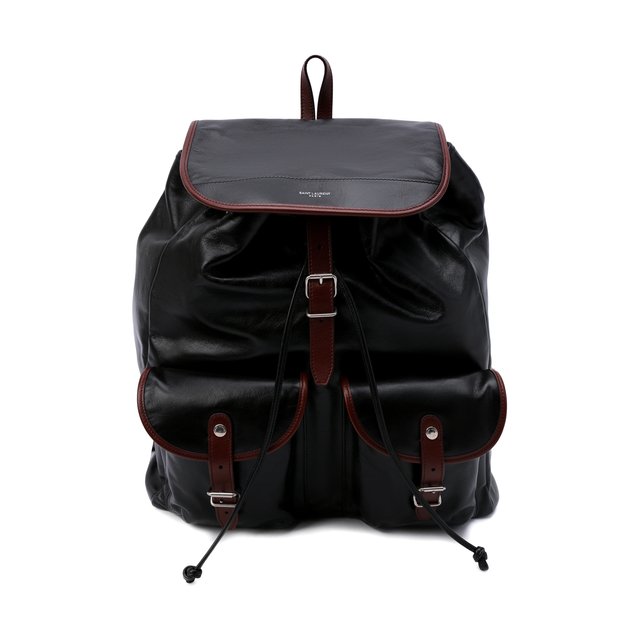 Кожаный рюкзак Venice Saint Laurent черного цвета