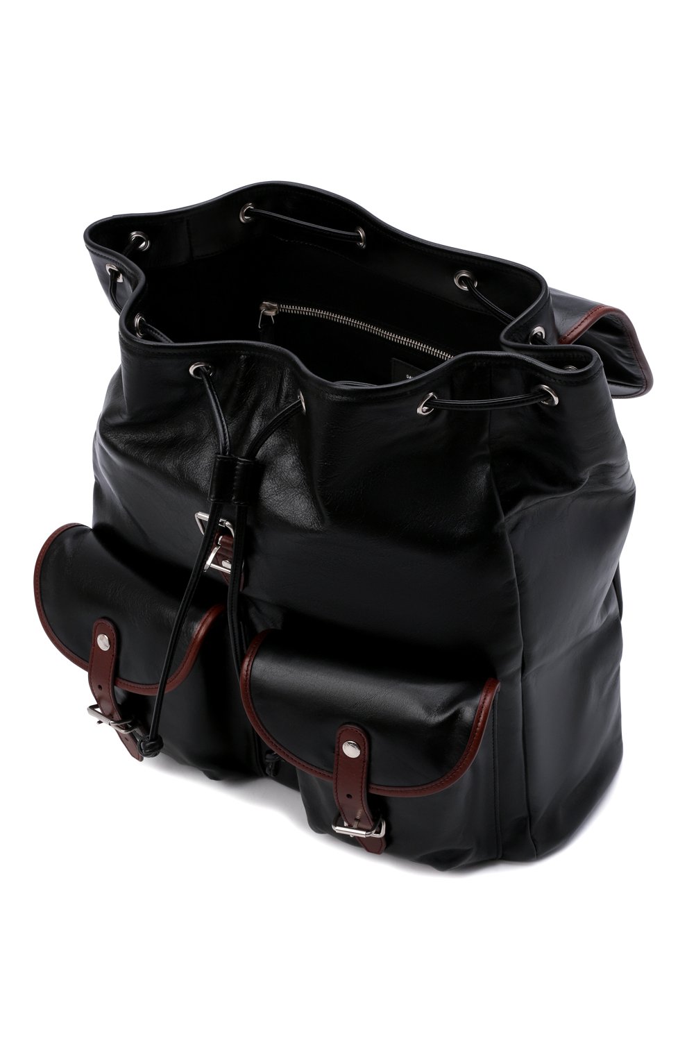 Мужской кожаный рюкзак venice SAINT LAURENT черного цвета, арт. 669968/18U3E | Фото 5 (Материал: Натуральная кожа; Размер: large)