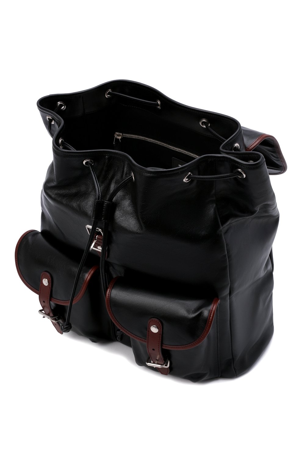 Мужской кожаный рюкзак venice SAINT LAURENT черного цвета по цене 173500 руб., арт. 669968/18U3E | Фото 5 Мужской кожаный рюкзак venice SAINT LAURENT черного цвета, арт. 669968/18U3E | Фото 5 (Материал: Натуральная кожа; Размер: large)