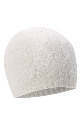 Женская кашемировая шапка RALPH LAUREN белого цвета, арт. 290840297 | Фото 1 (Материал: Шерсть, Кашемир, Текстиль)