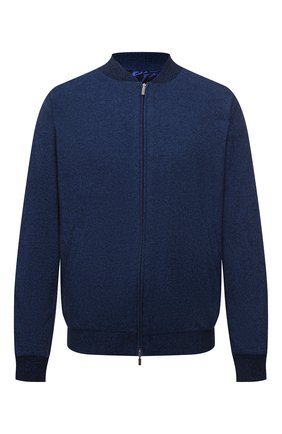 Мужской кашемировый кардиган ZILLI SPORT темно-синего цвета по цене 394000 руб., арт. MBW-J0M02-WS000/0001_1 | Фото 1 Мужской кашемировый кардиган ZILLI SPORT темно-синего цвета, арт. MBW-J0M02-WS000/0001_1 | Фото 1 (Материал внешний: Шерсть, Кашемир; Рукава: Длинные; Длина (для топов): Стандартные; Материал подклада: Шелк; Мужское Кросс-КТ: Кардиган-одежда; Стили: Спорт-шик)
