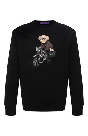 Мужской свитшот из хлопка и вискозы RALPH LAUREN черного цвета по цене 88750 руб., арт. 790859907 | Фото 1 Мужской свитшот из хлопка и вискозы RALPH LAUREN черного цвета, арт. 790859907 | Фото 1 (Рукава: Длинные; Материал внешний: Хлопок; Длина (для топов): Стандартные; Мужское Кросс-КТ: свитшот-одежда; Принт: С принтом; Стили: Кэжуэл)