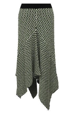 Женская юбка из вискозы JIL SANDER зеленого цвета по цене 188500 руб., арт. JSWT751333-WTY39058 | Фото 1 Женская юбка из вискозы JIL SANDER зеленого цвета, арт. JSWT751333-WTY39058 | Фото 1 (Материал внешний: Вискоза; Длина Ж (юбки, платья, шорты): До колена; Женское Кросс-КТ: Юбка-одежда; Стили: Романтичный)