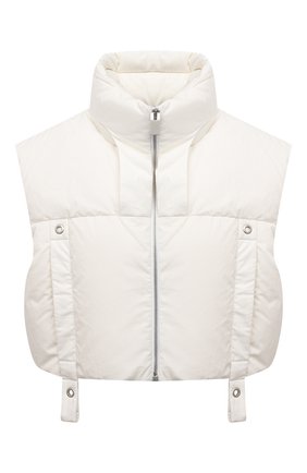 Женский пуховый жилет 6 moncler 1017 alyx 9sm MONCLER GENIUS белого цвета по цене 92650 руб., арт. G2-09Y-1A000-02-54AH4 | Фото 1 Женский пуховый жилет 6 moncler 1017 alyx 9sm MONCLER GENIUS белого цвета, арт. G2-09Y-1A000-02-54AH4 | Фото 1 (Материал подклада: Хлопок; Материал утеплителя: Пух и перо; Длина (верхняя одежда): Короткие; Материал внешний: Хлопок; Кросс-КТ: Пуховик; Стили: Спорт-шик)