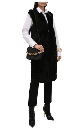 Женский меховой жилет GIVENCHY черного цвета по цене 286000 руб., арт. BM00TG614R | Фото 2 Женский меховой жилет GIVENCHY черного цвета, арт. BM00TG614R | Фото 2 (Материал внешний: Натуральный мех, Шерсть; Длина (верхняя одежда): До колена; Материал подклада: Купро; Женское Кросс-КТ: Мех; Стили: Кэжуэл)