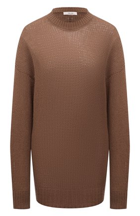 Женский кашемировый пуловер THE ROW коричневого цвета по цене 136500 руб., арт. 5801Y454 | Фото 1