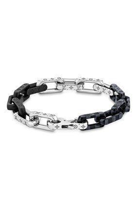 Мужской браслет LOUIS VUITTON серебряного цвета по цене 53000 руб., арт. MP3190 | Фото 2 Мужской браслет LOUIS VUITTON серебряного цвета, арт. MP3190 | Фото 2 (Материал: Металл)