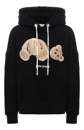 Женский хлопковое худи PALM ANGELS черного цвета по цене 59050 руб., арт. PWBB023F21FLE0021060 | Фото 1 Женский хлопковое худи PALM ANGELS черного цвета, арт. PWBB023F21FLE0021060 | Фото 1 (Материал внешний: Хлопок; Рукава: Длинные; Длина (для топов): Стандартные; Стили: Спорт-шик; Женское Кросс-КТ: Худи-одежда)