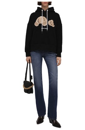 Женский хлопковое худи PALM ANGELS черного цвета по цене 59050 руб., арт. PWBB023F21FLE0021060 | Фото 2 Женский хлопковое худи PALM ANGELS черного цвета, арт. PWBB023F21FLE0021060 | Фото 2 (Материал внешний: Хлопок; Рукава: Длинные; Длина (для топов): Стандартные; Стили: Спорт-шик; Женское Кросс-КТ: Худи-одежда)